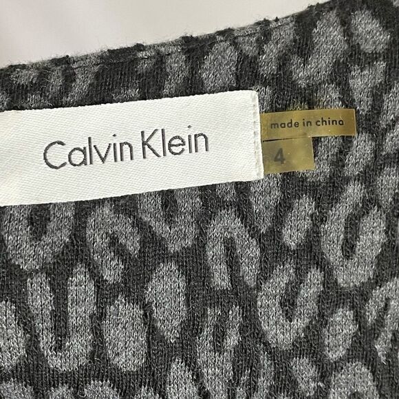 Calvin Klein Cheetah Pencil Dress - Women’s 4 - Picture 6 of 7
